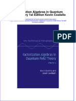 Factorization Algebras in Quantum Field Theory 1St Edition Kevin Costello Online Ebook Texxtbook Full Chapter PDF