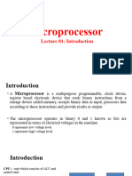 Chap1 - Introduction of Microprocessor