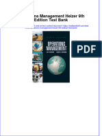Download pdf Operations Management Heizer 9Th Edition Test Bank online ebook full chapter 