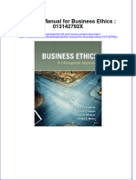 Download pdf Solution Manual For Business Ethics 013142792X online ebook full chapter 