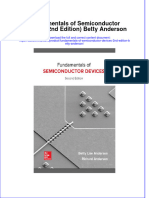 Fundamentals of Semiconductor Devices 2Nd Edition Betty Anderson Online Ebook Texxtbook Full Chapter PDF