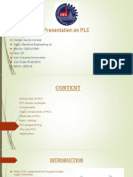 Presentation On PLC