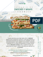 Muestrario de Sandwiches y Wraps