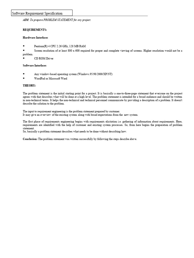 Software Requirement Specification Guide | PDF | Unified Modeling ...