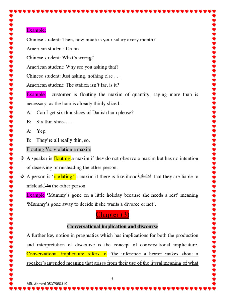 Understanding Conversational Implicature | PDF | Semiotics | Human ...