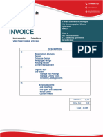 Web Desing Invoice Word 1