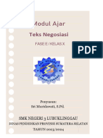 Modul Ajar teks negoisasi