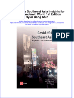 Ebook Covid 19 in Southeast Asia Insights For A Post Pandemic World 1St Edition Hyun Bang Shin Online PDF All Chapter