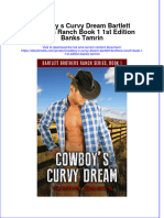 Ebook Cowboy S Curvy Dream Bartlett Brothers Ranch Book 1 1St Edition Banks Tamrin Online PDF All Chapter