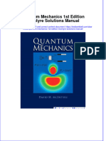 PDF Quantum Mechanics 1St Edition Mcintyre Solutions Manual Online Ebook Full Chapter