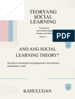 Teoryang Social Learning Teoryang Cognitive Development at Gender Schema Theory