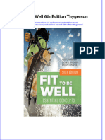 Fit To Be Well 6Th Edition Thygerson Online Ebook Texxtbook Full Chapter PDF