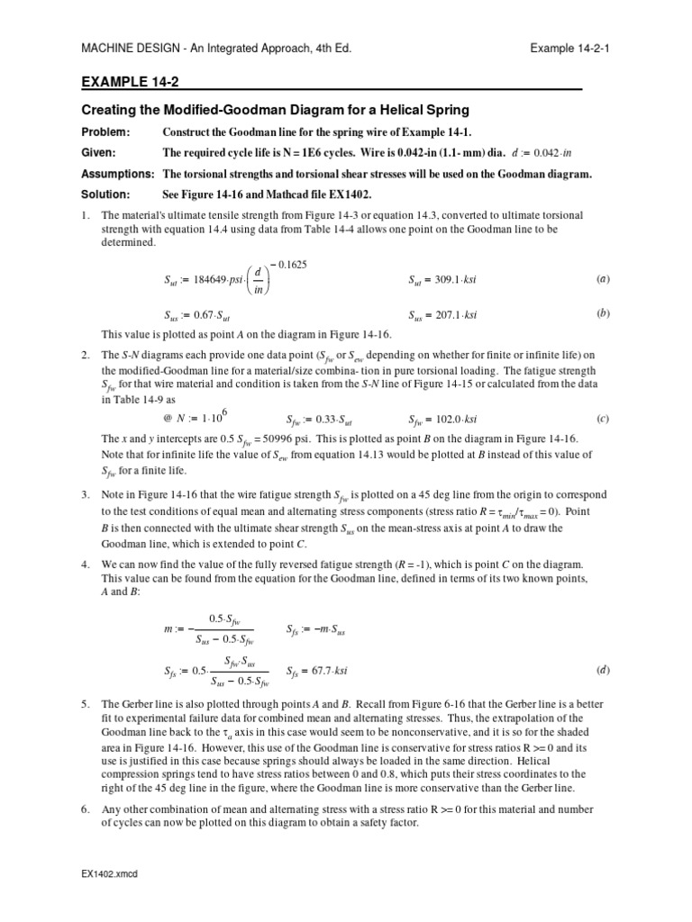 EX1402 | PDF | Strength Of Materials | Stress (Mechanics)