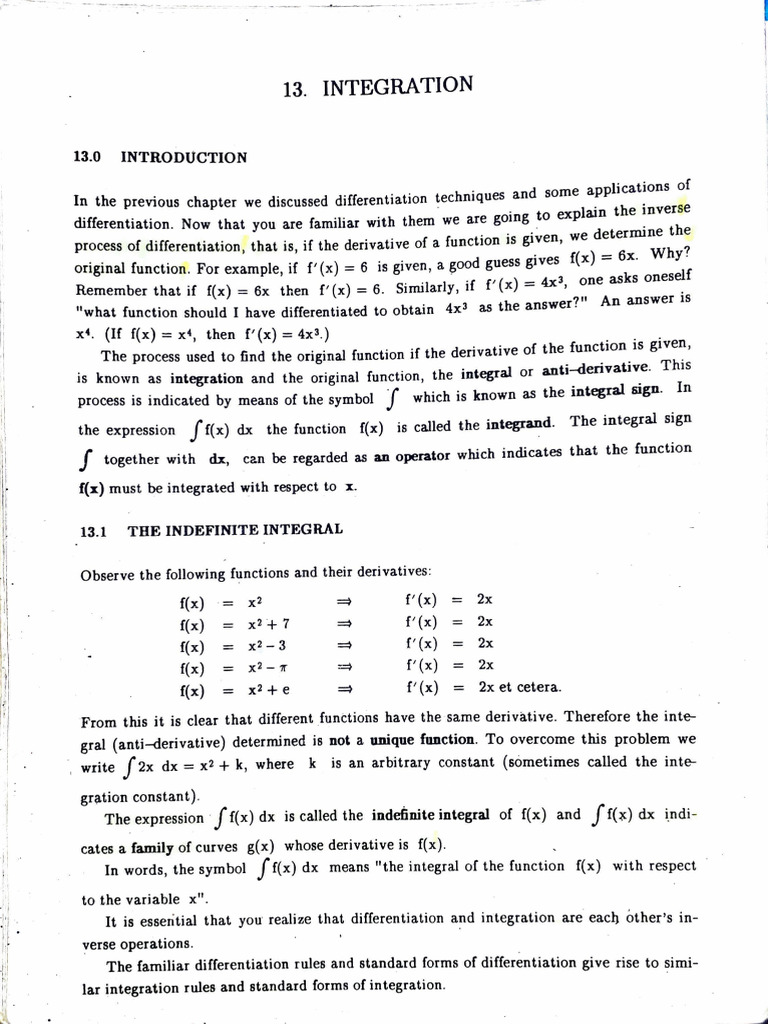 Integration | PDF