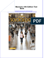 PDF Sociology Macionis 15Th Edition Test Bank Online Ebook Full Chapter