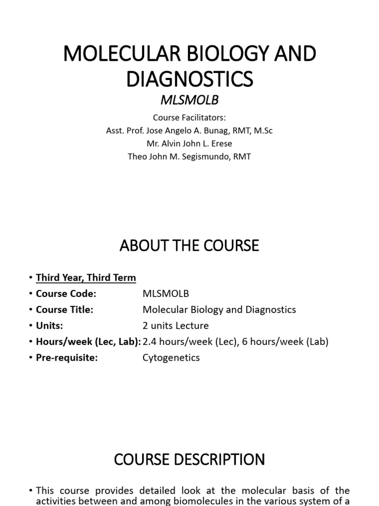 Worktext in Molecular Biology Course | PDF | Polymerase Chain Reaction ...