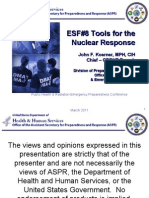 ESF#8 Tools For The Nuclear Response