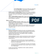 Plano de Aula - Cidadania Digital 1 Ano Ens. Medio