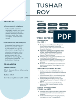 Gray Minimalist Resume