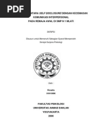 Download 131010130062006 Skripsi Psikologi Uad Hubunga Self Disclosure Kecemasan Komunikasi Interpersonal Remaja by Sasta Diah Sastaviana SN73433295 doc pdf