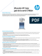 Impresora Multifuncion HP E786dn