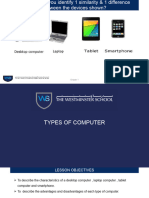 Year 9 Types of Computer