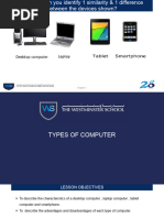 Year 9 Types of Computer