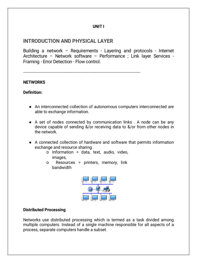 Introduction to Network Architecture | PDF | Internet Protocol Suite ...