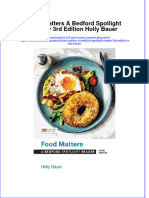 Ebook Food Matters A Bedford Spotlight Reader 3Rd Edition Holly Bauer Online PDF All Chapter