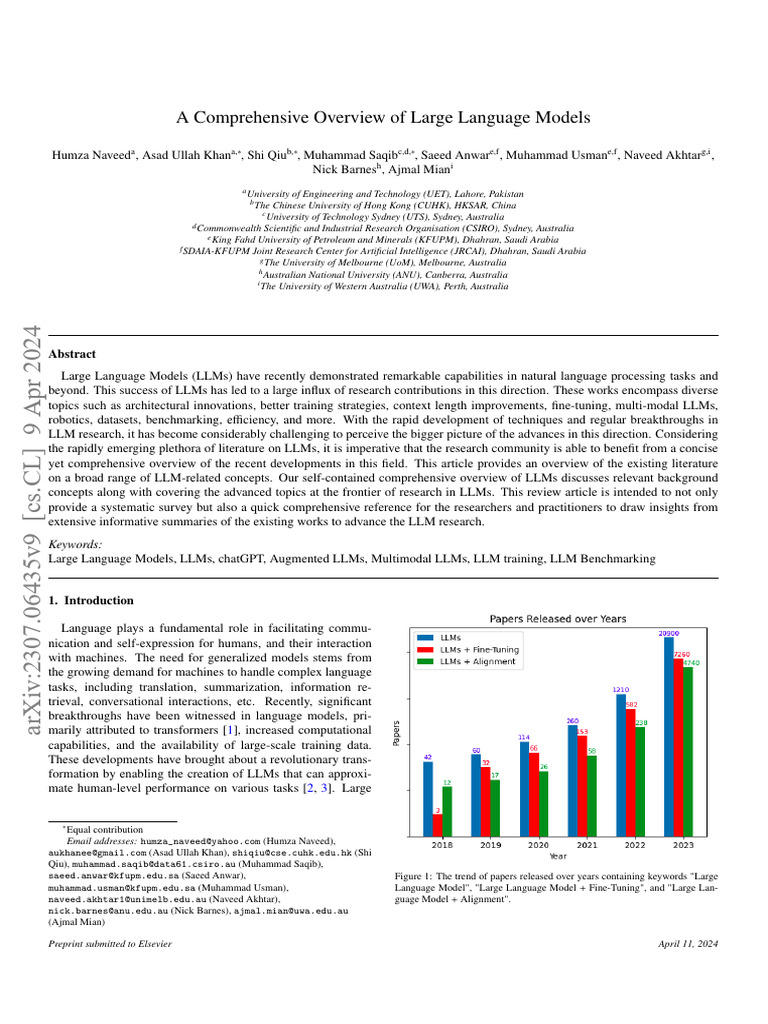 Overview of Large Language Models | PDF | Computational Neuroscience ...