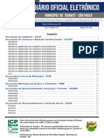 Diário Oficial de Taubaté Dez 2022