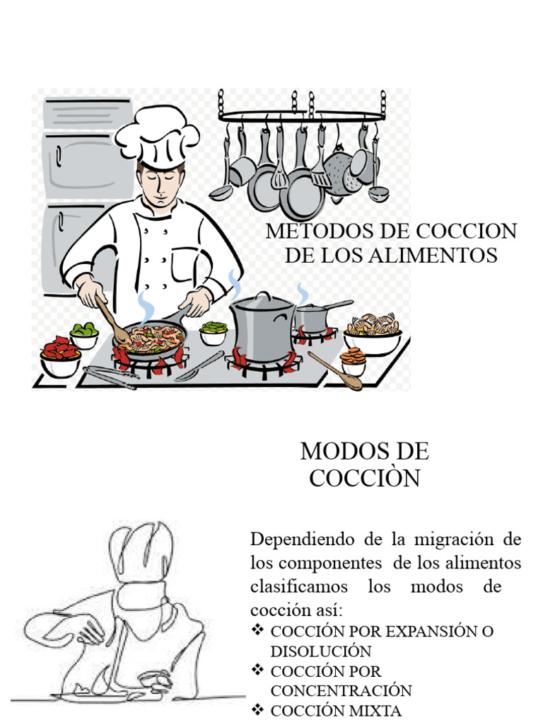 Métodos de Cocción de Alimentos | PDF | Cocinando | Fritura