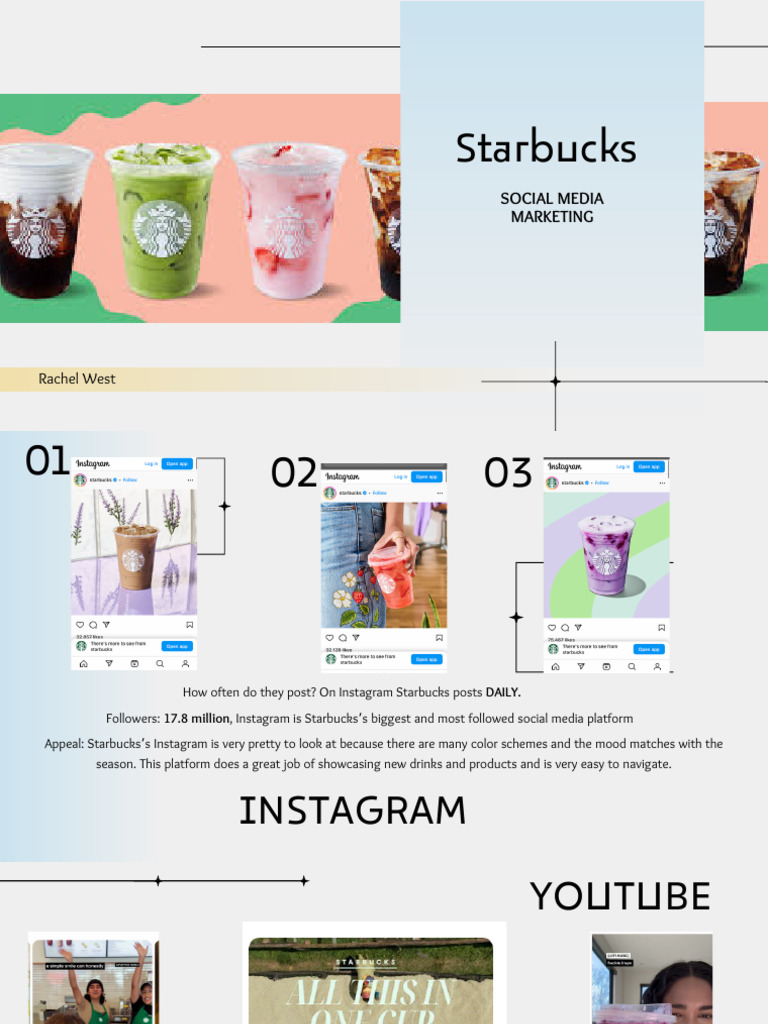 Starbucks Social Media | PDF | You Tube | Social Media