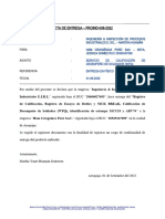 ACTA DE ENTREGA – PROIND-008-2022