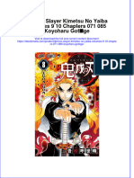 Ebook Demon Slayer Kimetsu No Yaiba Volumes 9 10 Chapters 071 085 Koyoharu Gotoge Online PDF All Chapter
