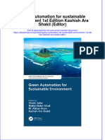 Ebook Green Automation For Sustainable Environment 1St Edition Kashish Ara Shakil Editor Online PDF All Chapter