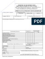 DGCA Form 21-09 Application For Approval of Modification & Major Repair - Oct 2017