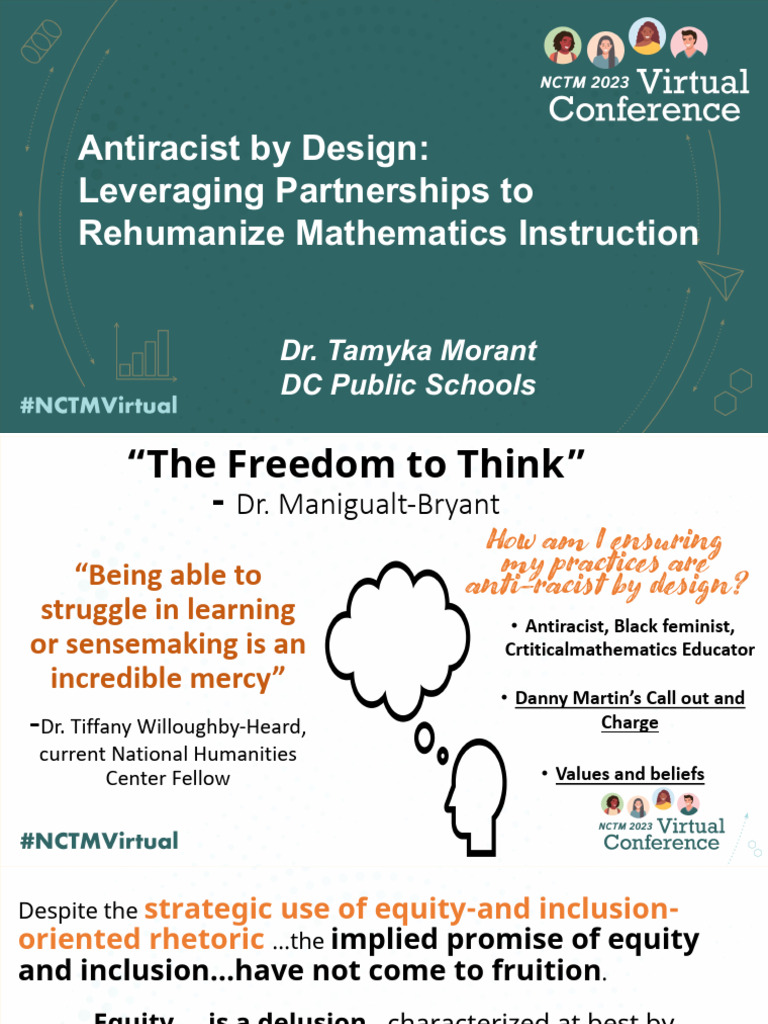 Rehumanizing Math: Antiracist Strategies | PDF | Curriculum | Pedagogy