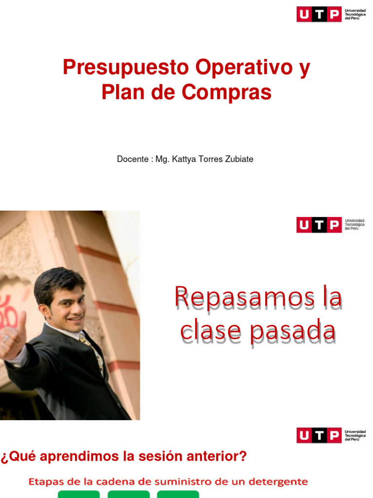 Presupuesto Operativo y Plan de Compras | PDF | Presupuesto | Business