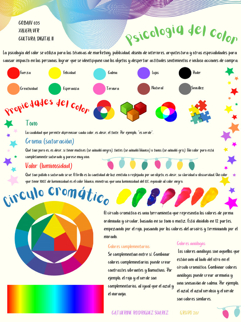 Psicologia Del Color | PDF | Color | Matiz
