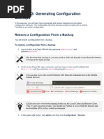 Backup and Restore FortiManager Guide | PDF | Backup | Command Line ...