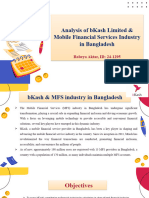 Analysis of Bkash Limited & Mobile Financial Services Industry in Bangladesh