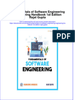 Download ebook Fundamentals Of Software Engineering Engineering Handbook 1St Edition Rajat Gupta online pdf all chapter docx epub 