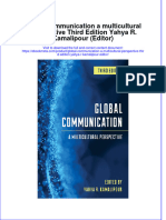 Global Communication A Multicultural Perspective Third Edition Yahya R Kamalipour Editor Online Ebook Texxtbook Full Chapter PDF