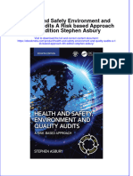 Health and Safety Environment and Quality Audits A Risk Based Approach 4Th Edition Stephen Asbury Online Ebook Texxtbook Full Chapter PDF