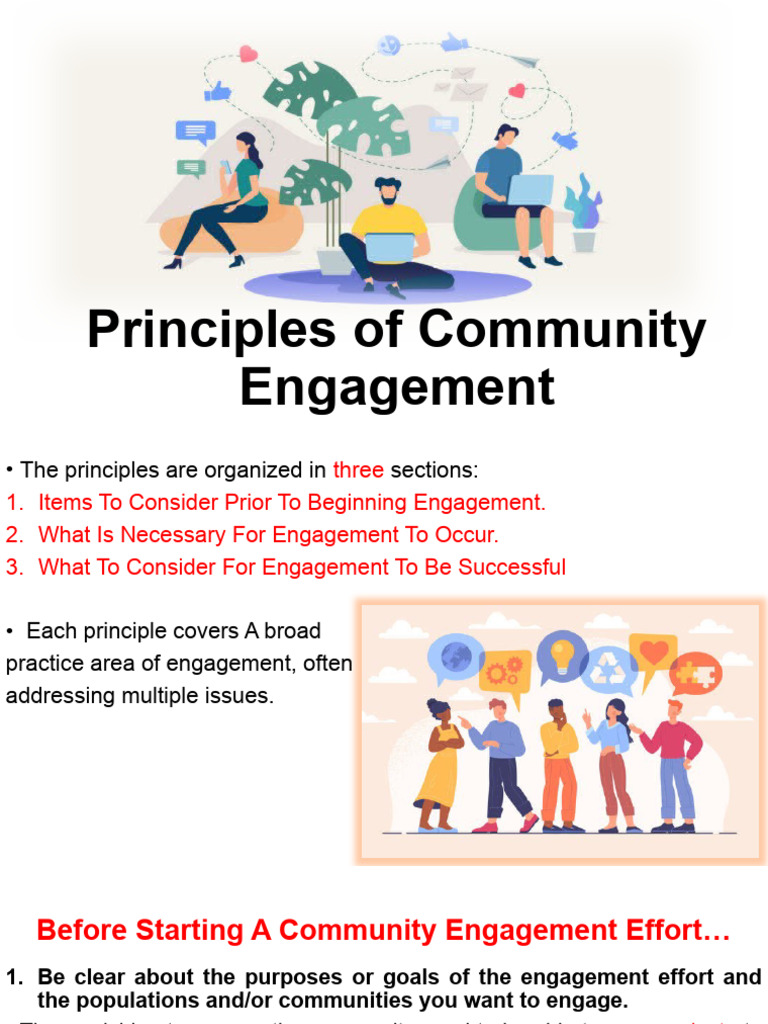 Principles of Community Engagement | Download Free PDF | Community ...