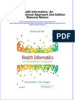 Ebook Health Informatics An Interprofessional Approach 2Nd Edition Ramona Nelson 2 Online PDF All Chapter