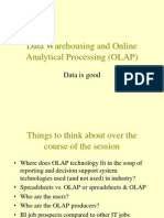 Data Warehousing and OLAP Fundamentals