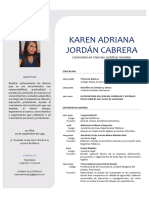 Karen Jordan CV.