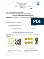 Cycle-15 Worksheet Division#1 Grade3